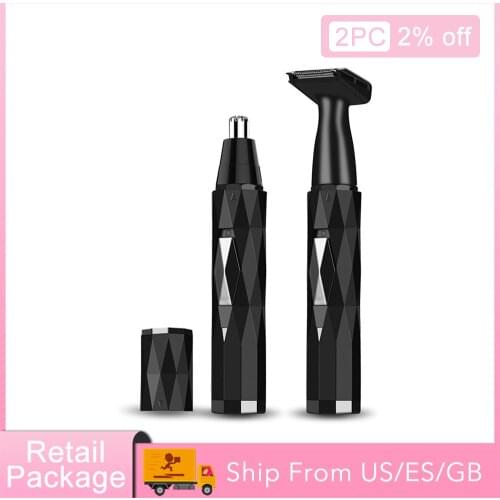 3 in1 Electric Nose Hair Trimmer For Men Women Electric Shaver Minifit Eyebrow Trimmer Rechargeable Nose Ear Hair Clipper Razor