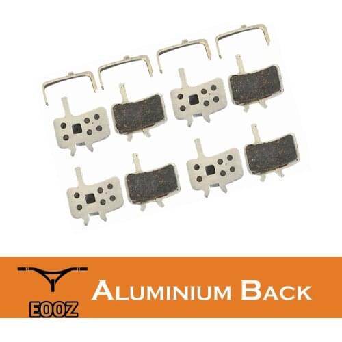 EOOZ 4 Pairs Lightweight Bicycle Aluminum Alloy Back Disc Brake Pads For Avid BB7, Juicy 3 5 7 Ultimate