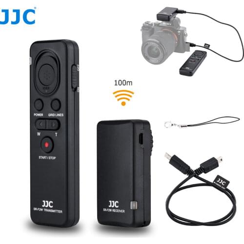 JJC RMT-VP1K Wireless Remote Control Controller for Sony A7SIII A7RIII A7RII RX100 VII VA V IV FDR-AX33 AX43 AX53 AX100 AX700