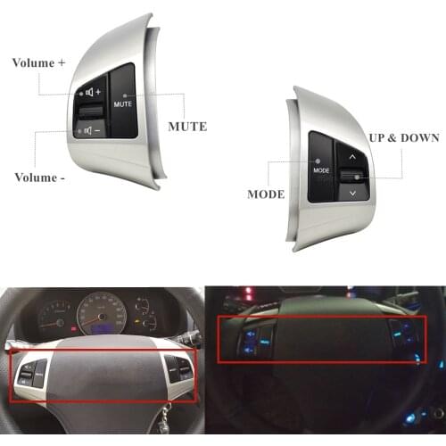 Multifunction Steering Wheel Remote Control Button 6 96700-2H500 96700-2H510 For Hyundai Elantra HD 2008 2009 2010 2011