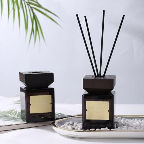 100ml Aromatherapy Essential Oil Set Reed Oil Diffusers With Natural Sticks Glass Bottle And Scented Oil Air Purifier For Home