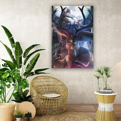 Beastars Wall Canvas Poster Hd Anime Hanging Paintings Wall Art Decor For Childrens Room Bedroom Animal