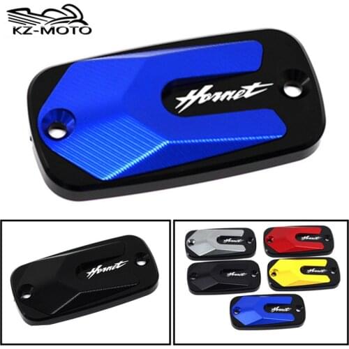 2021 NEW Motorcycle Aluminum Front Brake Fluid Fuel Reservoir Cap Tank Cover HORNET LOGO For HONDA Hornet 600 Hornet 900 CB600F