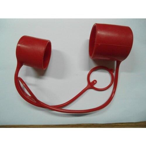 Flat Face Hydraulic Quick Connect Coupler/coupling dust cover PVC Rubber dust cap male thread Cover Coupling Set