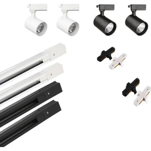 Full set of led track lights 20W 30W 40W, cob track lights for shops, supermarkets, living room household lamps