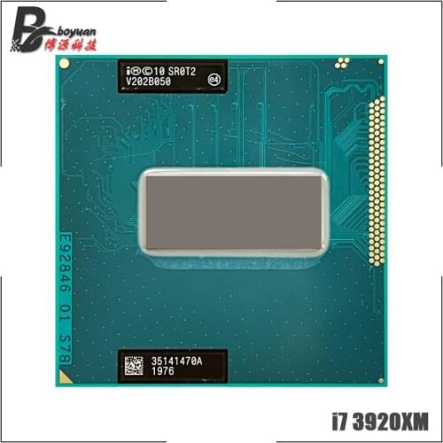 Intel Core i7-3920XM i7 3920XM SR0MH SR0T2 2.9 GHz Quad-Core Eight-Thread CPU Processor 8M 55W Socket G2 / rPGA988B