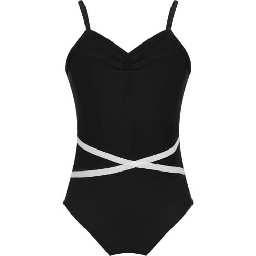 Professional Childrens Ballet Costumes Kids Sleeveless Girls Dance Bodysuit Gymnastics Leotard for Kids Ballet Tutu Dancerwear