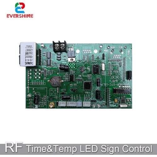 RF Control Card For 7 Segment Digital Number Module LED Electronic Count Day Time Sign