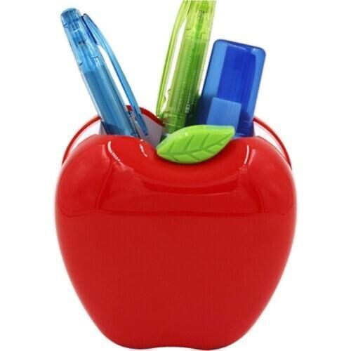 Students Fruit Pen Pencil Holder Soccer Shape Style Toothbrush Holder Desktop Organizer Container Table Decor For Kids Gifts