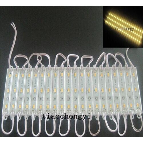 20x Super Bright 5630 SMD 3 LED Warm White Waterproof LED Module Light Lamp