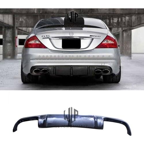 W219 High Quality Carbon Fiber Auto Rear Lip Diffuser Car Styling For Mercedes-Benz CLS Class W219 AMG Car Body Kit 2004-2011