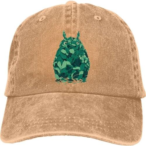 Green The Baseball Cap Peaked capt Sport Unisex Outdoor Custom Totoro Anime Japanese Manga Miyazaki Hats