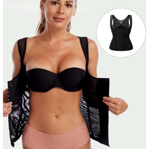 Women Girl Waist Trainer Push Up Vest Tummy Belly Girdle Body Shaper Waist Cincher Corset Vest Shaperwear