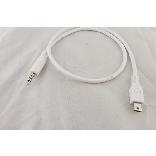 1pcs 3.5mm Stereo Male Plug To Mini USB 5 Pin Male Audio Extension Cable 1.5ft