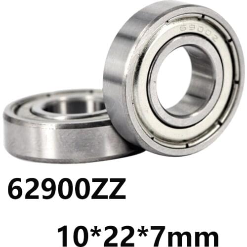 1pcs/lot 62900ZZ Non-standard Deep Groove Ball Miniature Mini Bearings 62900ZZ 62900-ZZ 10*22*7mm 10*22*8 Thickened Type