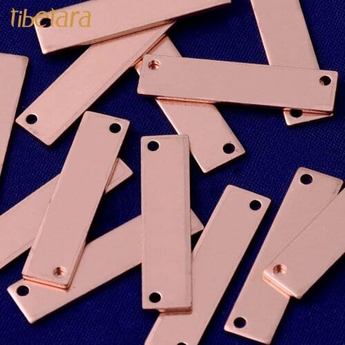 18 Gauges,Custom copper Name copper Bar Necklace,Short Bar Friend Gift Bar Small,Custom copper for Bar Necklace,20 each/lot