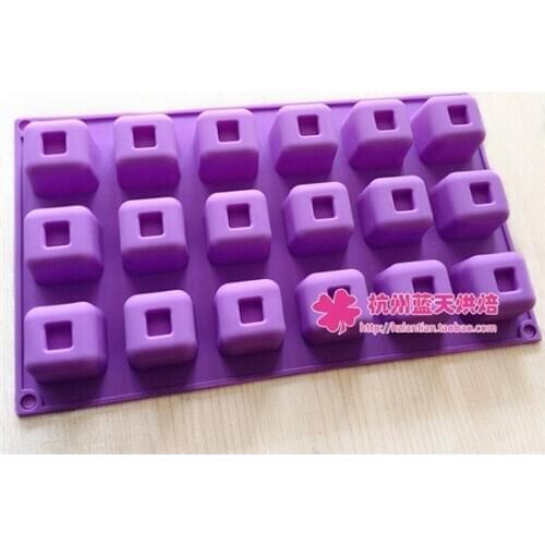 18 hole Silicone chocolate mold cookie mold circle ice cube tray
