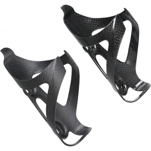 Brand New Road Mountain bike 3K full carbon fibre drink water bottle cage bicycle carbon bottle holder cages light Free shipping