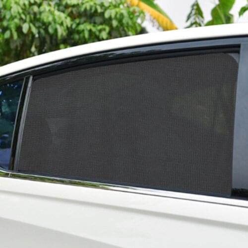 Car Sunshade Anti-ultraviolet Car Side Window Cover Magnet Sunshade Summer Mosquito Net Dustproof Car Cover