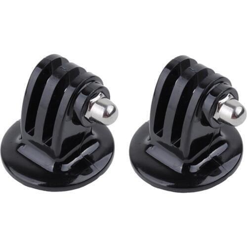 Tripod mount adapter Black GoPro Hero 4 3 + 3 2 1 (2 packages)