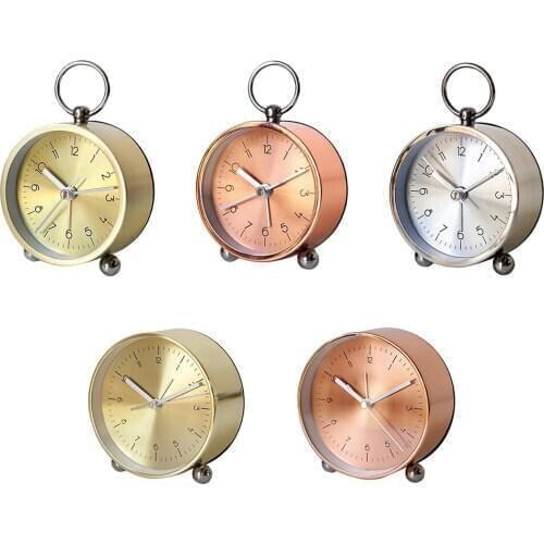 Nordic Style Alarm Clock Beside Bed Children Clock for Home Room Bedroom Decor Kitchen Office Accessories