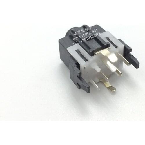 10pcs/3.5MM Earphone socket PJ-334 7P 7 Pin DIP Vertical Audio socket Earphone seat