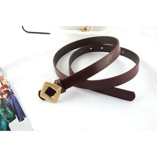 Korean Style Internet Celebrity Belt Ladies Fashion Simple Wild Buckle Ins Style Jeans Belt Female Decoration