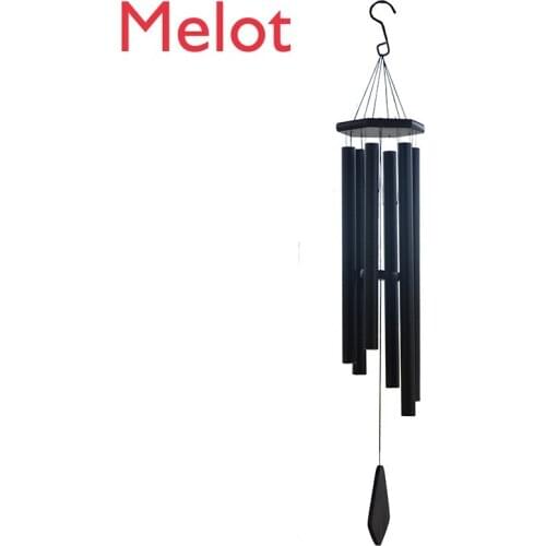 Hot Selling Solid Wood Advanced Music Wind Bell Pendant Door Decoration Japanese Outdoor Tube Bedroom Balcony Pendant Gift