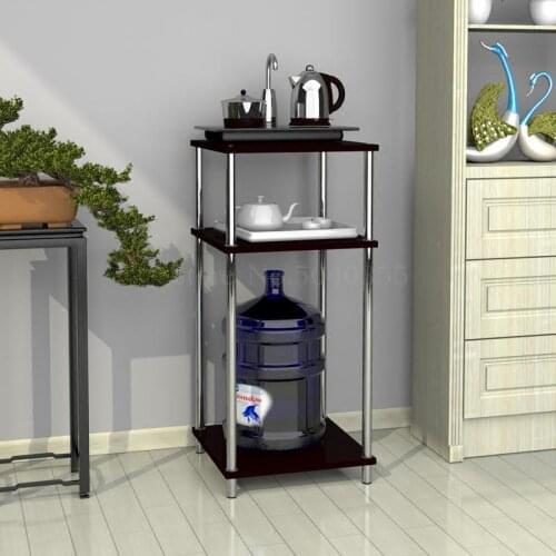 Coffee table small square square mini simple wooden water table bedside small table shelf high coffee table