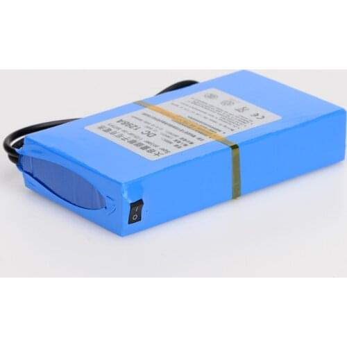 MasterFire 3set/lot DC 1298A 12V 9800MAH Battery High Capacity Super Rechargeable Lithium-ion Batteries Pack For CCTV Camera