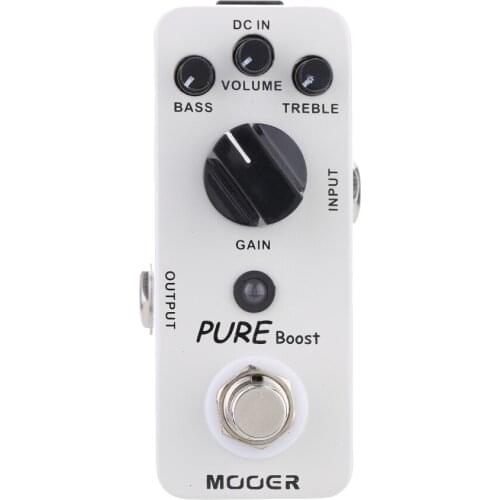 Mooer Pure Boost Micro Mini Boost Effect Pedal for Electric Guitar True Bypass