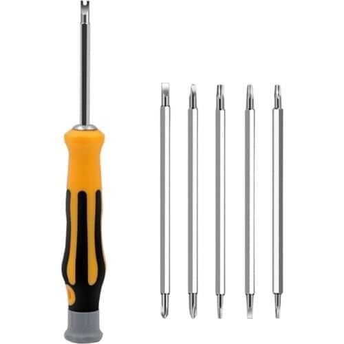 7 Pcs Household Multifunctional Strong Magnetic Screwdriver Bit Set Opening Repair Precision Insulated Hand Tool Home