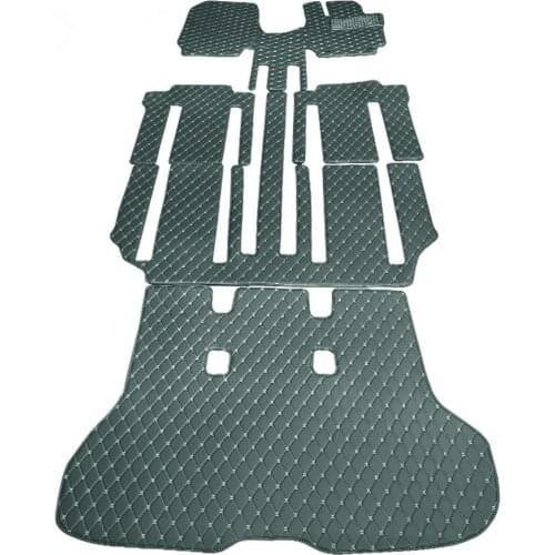 High quality! Custom full set car floor mats for Right Hand Drive Nissan Serena C26 2017-2011 7 8 seats waterproof carpets rugs