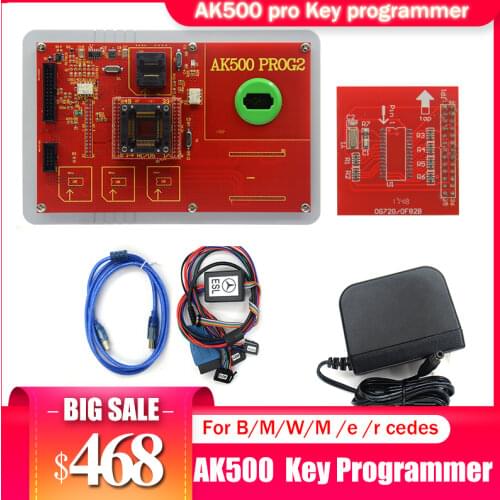 AK500+ ak500 pro2 AK500 Key Programmer With EIS SKC Calculator AK500 Pro for M-ercedes AK500 Key Programmer