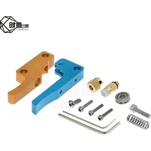 Glod Blue MK8 Bowden Direct Extruder Full Metal Aluminum Remote Hotend Extruder Kit 1.75mm Filament 3D Printer Parts