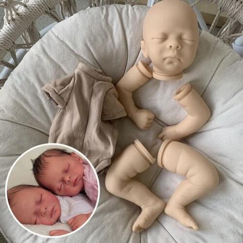 20Inch 2131 2138 Lifelike Reborn Doll Kit Twins Pia And Maditha With Unfinished Doll Body Parts Cute Baby Doll