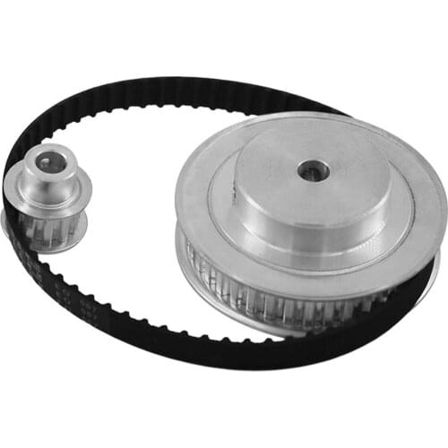 XL Timing Belt Pulley Set, XL 10T 40T 11mm Belt Width Tooth Belt Pulley Reduction 1:4 130XL Stepper Motor Pulley 1 Set