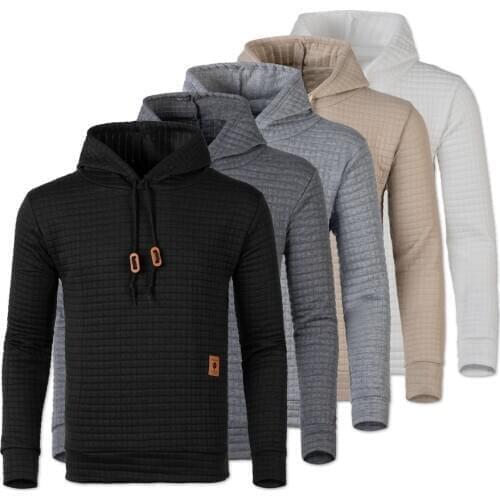 2020 Autumn Mens Hoodies Slim Hooded Sweatshirts Mens Coats Male Casual Sportswear Streetwear Brand Clothing