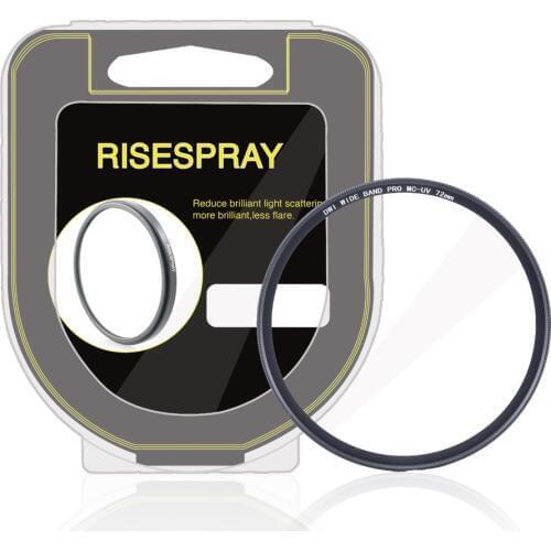 New arrive RISESPRAY 72mm MC UV Ultra-Violet Lens Filter Protector for canon nikon sony pentax camera lens