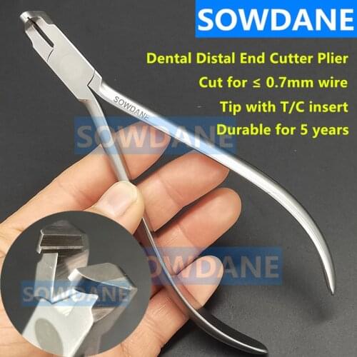 High Quality Dental Orthodontic Wire Distal End Cutter Plier TC Insert Cutting 1/3 Goden Holder Instrument Dental Cutting Forcep