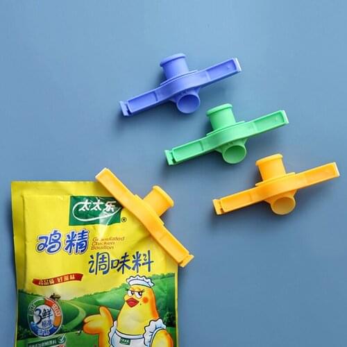 1PCS Reusable Portable Household Plastic Sealing Bag Discharge Nozzle Seal The Food Tube Sealing Clip Kitchen Tools Esay To Use