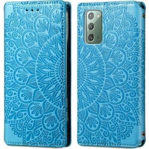 2021 Fashion Leather Case for Samsung Galaxy S20 Ultra Wallet Card Holder S20 FE Soft Cover Shockproof Bloom Bag Note 10 20 PLUS