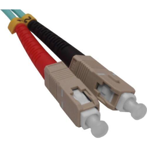 30 Meters SC-SC Fiber Optical Duplex Patch Cords Multimode 50/125 OM3