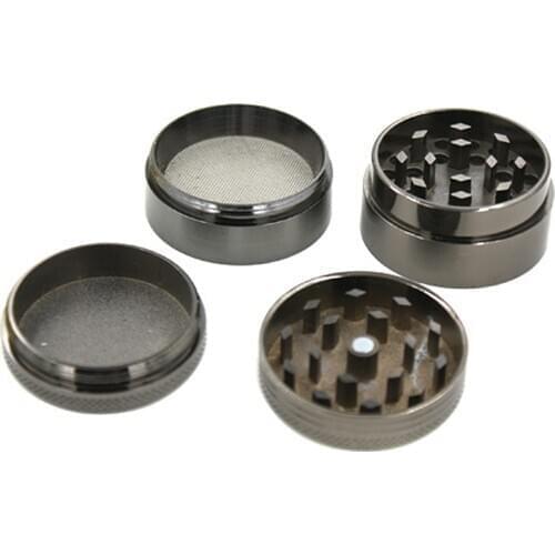 4 Layer Zinc Alloy Herb Grinder 40mm Herb Spice Grass Weed Tobacco Smoke Grinders for Men Smoking Accessories S55