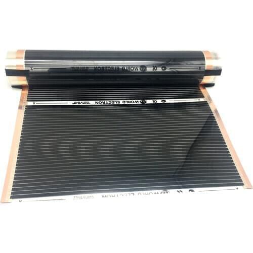 80cm*25cm Infrared Floor Heating Film 220w/m2 Electric Heater Warm Mat
