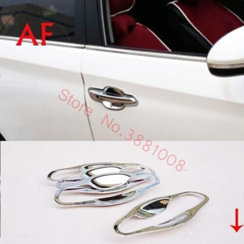 ABS Chrome For Hyundai Creta ix25 2015 2016 Car Accessories Door Handle Protection Decoration Cover Trim Car Sticker Styling