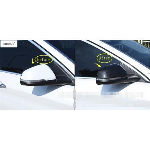 Accessories For BMW 2 Series Gran Active Tourer F45 F46 2015 - 2018 Outside Rearview Mirror Cap Molding Cover Kit Trim 2 Piece