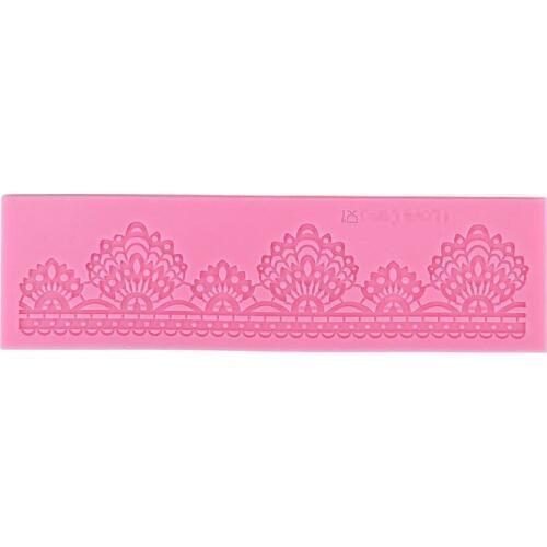 ANGRLY Bake Tool Factory Shop Lace Design Cake Silicone Mold for Cake Decorating Tool Egg Tart Mold Tarte Cosmetics Candy Box
