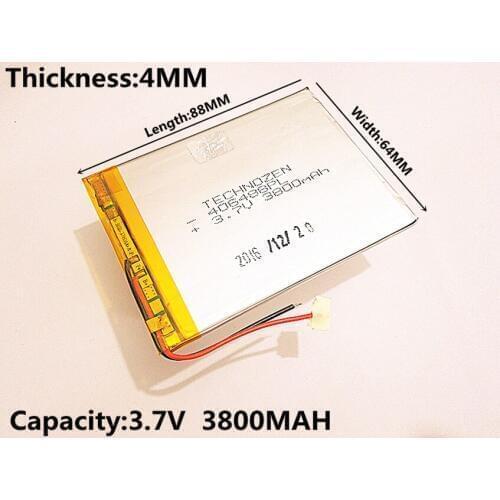 Safety packing Anti-Static Shelding Bag 3000mAH 406488 Li-ion Tablet pc battery For 7,8,9 inch ICOO 3.7V Polymer lithiumion