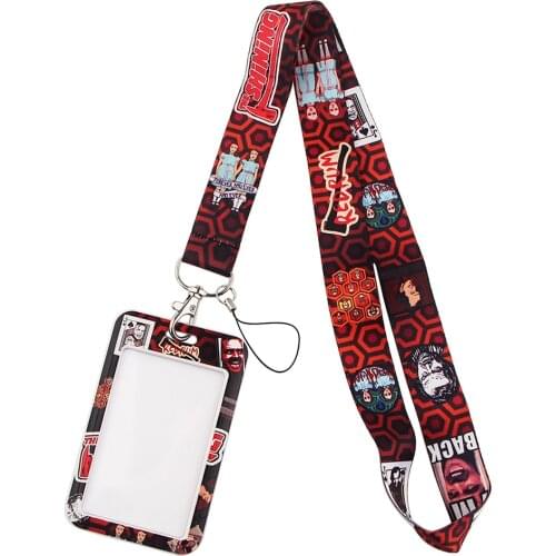 DZ1573 Horror Movie Key lanyard Car Keychain Personalise Office ID Card Pass Gym Mobile Phone Key Ring Badge Holder Jewelry